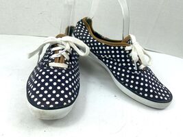 Keds Sneakers Women 8M Champion Tennis Shoes Blue White Canvas Polka Dot... - €16,74 EUR