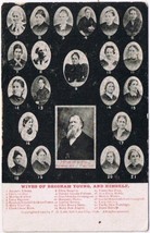 Postcard Brigham Young &amp; His 21 Wives Salt Lake City Utah - $6.85