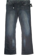 Buffalo by David Bitton Blue Men Cotton Jeans Leather Trim Size W 38 L 3... - $73.52