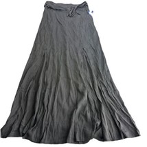 lucy love sunny day gray Waist Tie Long Maxi skirt Size S - £19.97 GBP