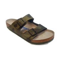 Birkenstock Arizona Birko-Flor Sandals Mens Size 12 Desert Soil Camouflage Green - £99.53 GBP