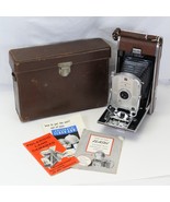 Polaroid Speedliner Land Camera Model 95B Brown Instant Film Camera Working - $78.39