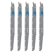 Wood Pruning Reciprocating Saw Blade, 9-Inch Sawzall Blades R931Gs 5Tpi (5-Pack) - £20.39 GBP