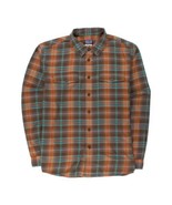 Patagonia Mens Flannel Button Up Shirt Buckshot Long Sleeve Plaid XL Org... - £22.47 GBP