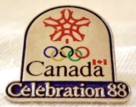 Lapel Pin Canada 1988 Olympics Calgary Alberta Celebration 88 - $13.83