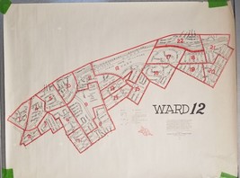 City of St. Louis Missouri Ward 12 Precincts Board of Election Commissioners Map - $37.95