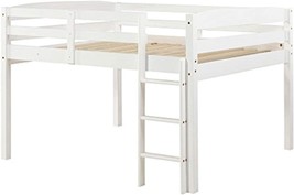 Camaflexi Tribeca Solid Wood Low Loft Bed Frame / 14 Wood Slats Support and 2 - £331.06 GBP