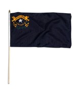 1 Case(600 Pcs) 12&quot;x18&quot; Nevada State Stick Flags 12x18in Handheld - $7,354.85 MXN