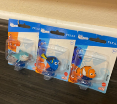 Disney Pixar Finding Nemo Mattel 3&quot; Mini Micro Action Figurines Lot of 3 - $13.85