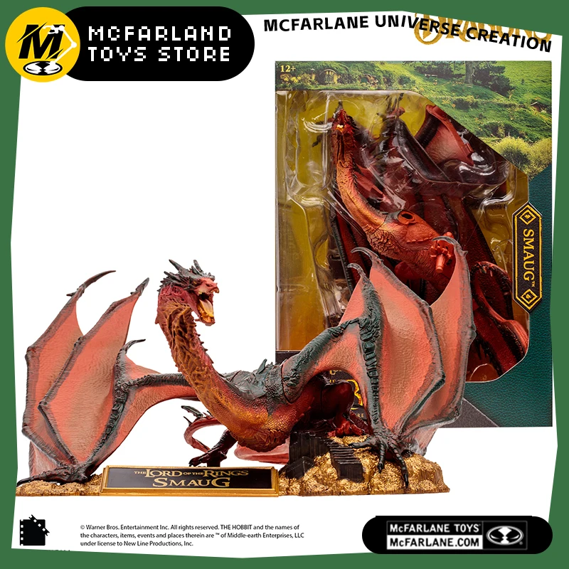 Mc Farlane Toys Smaug (The Hobbit) Mcfarlane&#39;s Dragons Genre: Movies &amp; Tv 12-Inch, - £93.50 GBP