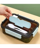 RFEGJVII Lunch-boxes Adults Stackable Lunch Box for Dining Out, Work, Bl... - £13.32 GBP