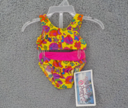 Beach Party Baby 2 Pc Swim Suit 18 Mos Multicolor Summer Nylon Lycra Blend Nwt - £6.35 GBP
