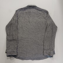 Faherty RN#140476 Shirt Men's Gray Cotton Button-Up Shirt Pockets Size Medium  image 11