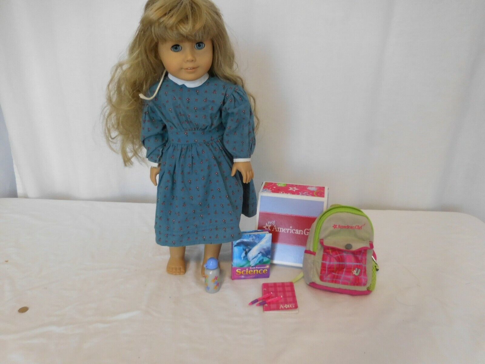 Pleasant Company American Girl Kirsten Doll Dressed + American Girl Doll Backpac - $90.12