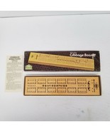 Vintage 1975 MB ES Lowe Wooden Cribbage Board, Box &amp; Instructions - £13.36 GBP