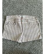 LOFT Ann Taylor Light Pink Shorts With Navy Pinstripes Women’s Size 00 - $17.93 CAD