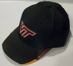 NWT NCAA Signatures Hat - Virginia Tech Hokies One Size Fits Most Black - £13.58 GBP