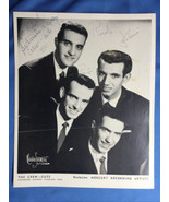 The Crew Cuts Music Group Original MCA Press Photo AUTOGRAPHED BY ALL BA... - $936.58 MXN
