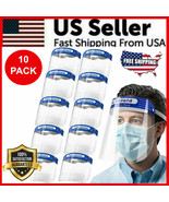 10-Pack Face Shield Reusable Washable Protection Cover Face Mask Made in... - £6.66 GBP
