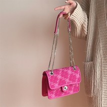 Women&#39;s Stylish Rose Pink  Leather   Bag With Turn-Lock Closure - £48.57 GBP