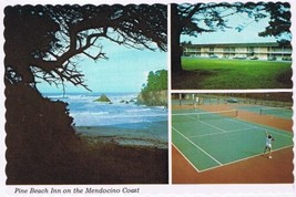 Postcard Pine Beach Inn Fort Bragg California - £2.36 GBP