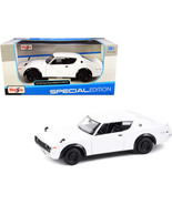 Maisto 1973 Nissan Skyline 2000GTR White Diecast 1 24 Scale - $590.86 MXN