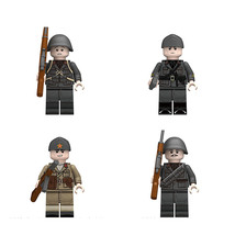 4Pcs WW2 Italian Carcano Minifigures Garbaldi Brigade Soldier Mini Block... - $395.18 MXN