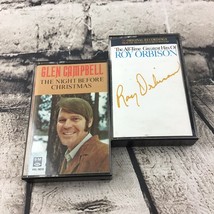 Vintage Country Western Cassette Tapes Lot Of 2 Glen Campbell Roy Orbison - £5.91 GBP