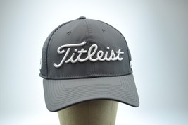 Titleist FJ Pro V1 New Era Golf Hat Grey White Mesh ballcap cap Embroidered - $16.99