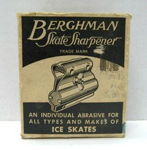 Vintage Berghman Skate Sharpener in Original Box Maywood IL - £10.43 GBP