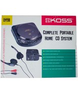 VTG 90s KOSS CDP200 Portable CD PLAYER Bass Boost LCD 1995 COMPLETE IN B... - $79.19