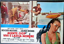ROGER MOORE,JAMES BOND 007 (LIVE AND LET DIE) ORIG,1973 RARE VER,MOVIE P... - $5,448.01 MXN