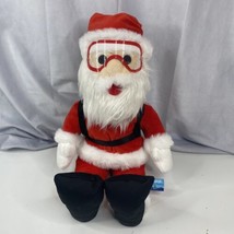 Adventure Aquariums SCUBA DIVE SANTA 20&quot; Plush Stuffed Animal Christmas Toy - $55.78