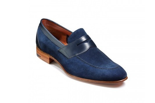 NEW Handmade Men's Navy Blue shoes, Mens Loafer Slip On Moccasin Suede Leather s