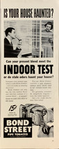 Vintage 1942 Bond Street Tobacco Is Your House Haunted? Print Ad Adverti... - $6.49