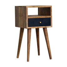 Mini Navy Blue Hand-Painted Bedside Table - $163.99