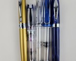Lot 5 Modern Fountain Pens X750, Noodlers, Pilot Prera, Transparent Twist - $79.19
