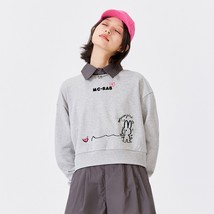 Semir Couple Sweatshirt 2021 Autumn New Korean Version  Coat Loose Cute Pet Desi - £62.44 GBP