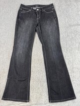 White House Black Market Jeans Womens 6R Black Flare Leg Contour Stretch... - $24.74
