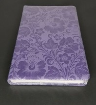 Holman Christian Standard Bible Personal Size Gift Bible Purple Floral B... - $14.99