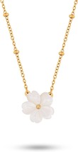 Dainty Flower Pendant Neckalces for Women Flower Jewelry Accessories for... - £22.13 GBP