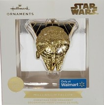 2021 HALLMARK Star Wars Gold Millennium Falcon Premium Ornament - New In Box - £20.96 GBP