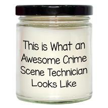 Crime Scene Technician Gifts from Friends - 9oz Vanilla Soy Candle for C... - $24.45