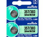 Murata 357/303 Battery SR44/W/SW 1.55V Silver Oxide Watch Button Cell (1... - $4.83+