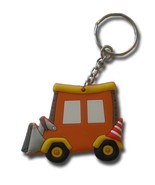 SH304 Construction vehicle excavator - keychain rubber key ring pendant ... - £4.73 GBP