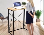 Folding Laptop Computer Desk, Standing Desk, 31-Inch Small Desk For Sitt... - $129.97