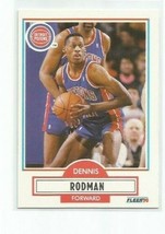 Dennis Rodman (Chicago Bulls) 1990-91 Fleer Basketball Card #59 - £3.90 GBP