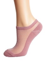 BestSockDrawer LUCINA old rose glittery socks for women - $9.90