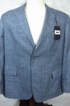 NWT $280 Joseph Abboud Heritage EThomas Italy Wool Silk Linen Sport Coat 48R  - $218.49