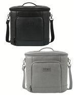 New Titan Faux Leather 30-Can High Performance Cooler Tote, Black/Gray 1740580 - $69.95